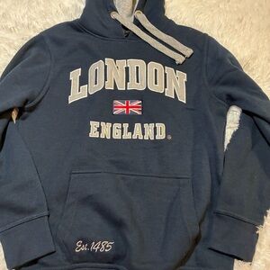 Classic Navy London Hoodie